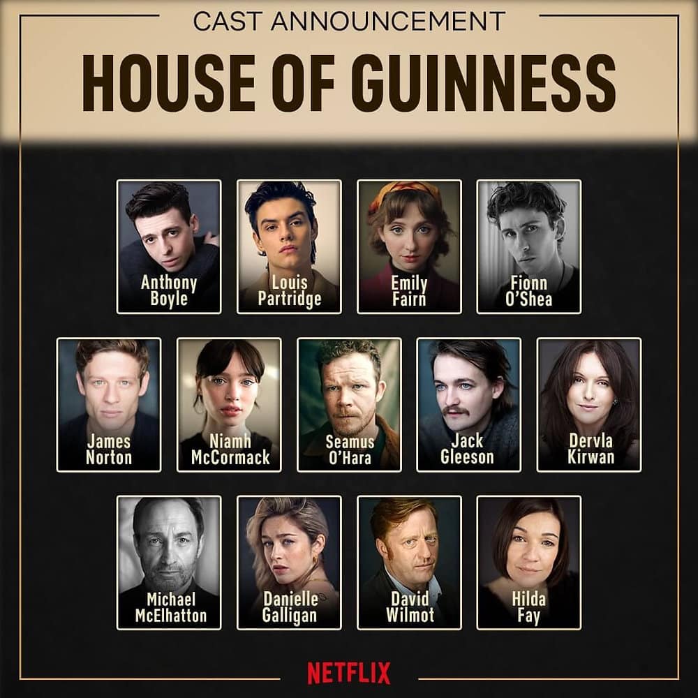 Un casting prestigieux pour House of Guinness