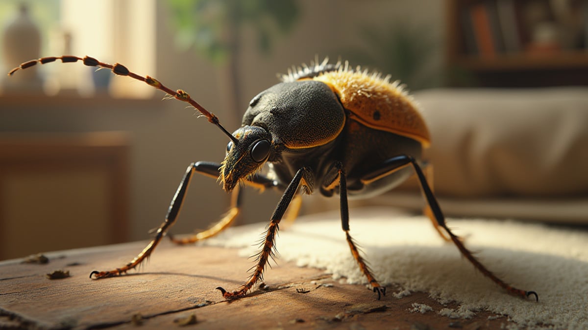 Cet insecte dans votre maison