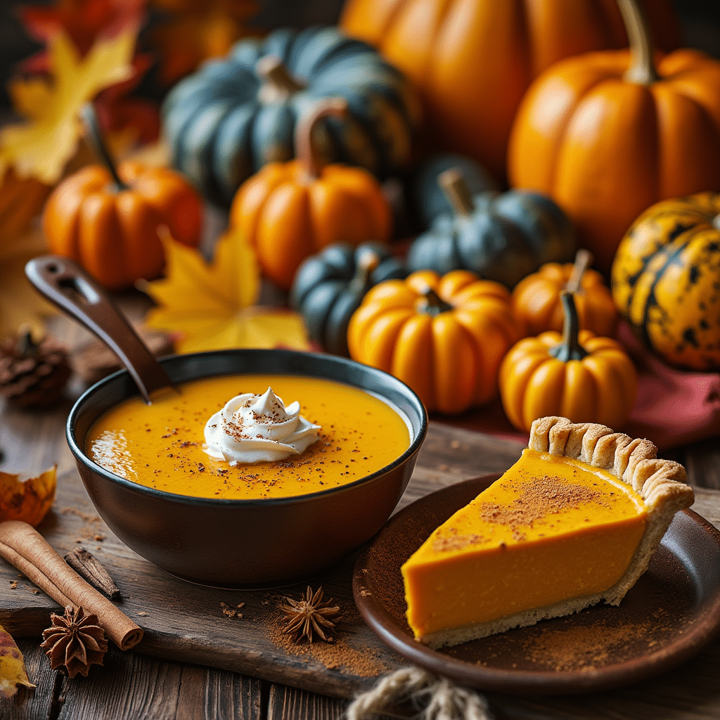 Desserts gourmands à la courge