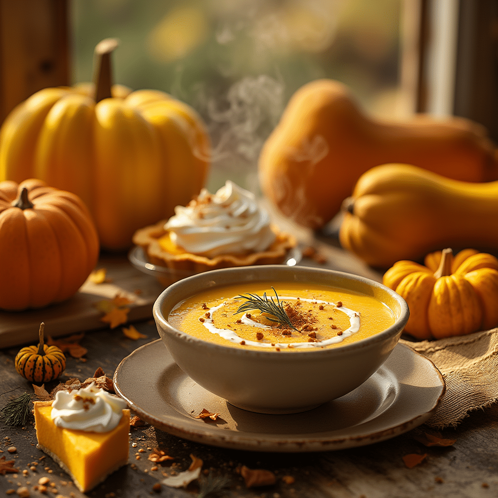 Recettes salées à base de courge