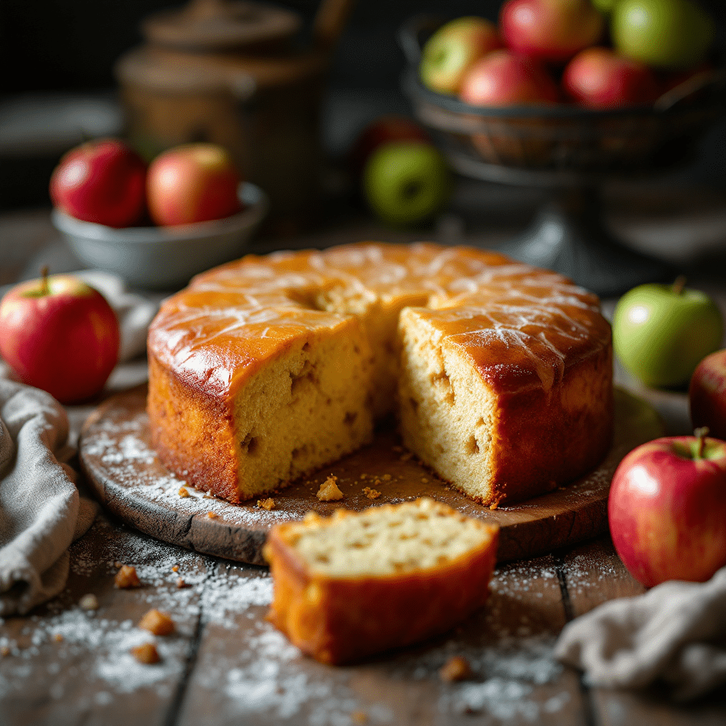 Recette du gâteau aux pommes de Julie Andrieu