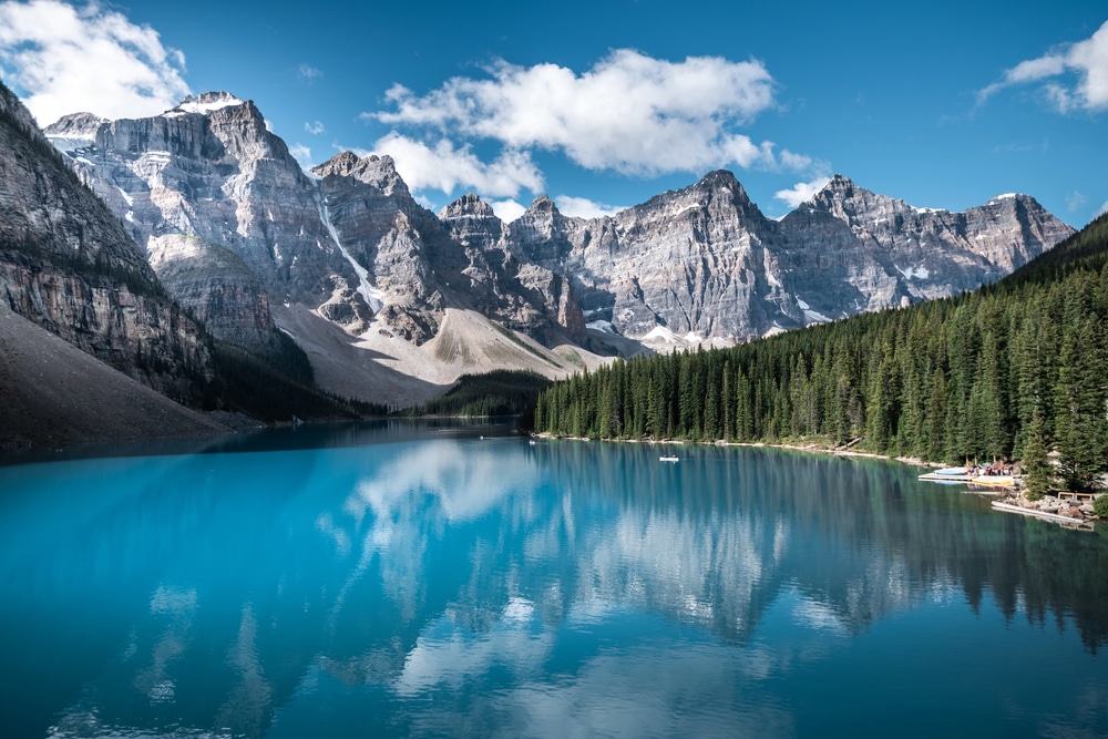 Lac Moraine dans le parc national Banff
